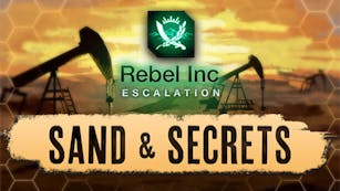 Product cover for Rebel Inc: Escalation - Sand & Secrets - DLC