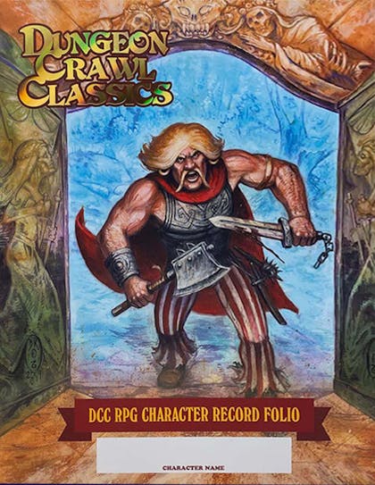 Dungeon Crawl Classics RPG Character Record Folio