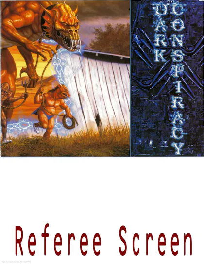 Dark Conspiracy Referee's Screen 2nd Edition