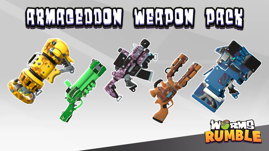 Product cover for Worms Rumble - Armageddon Weapon Skin Pack