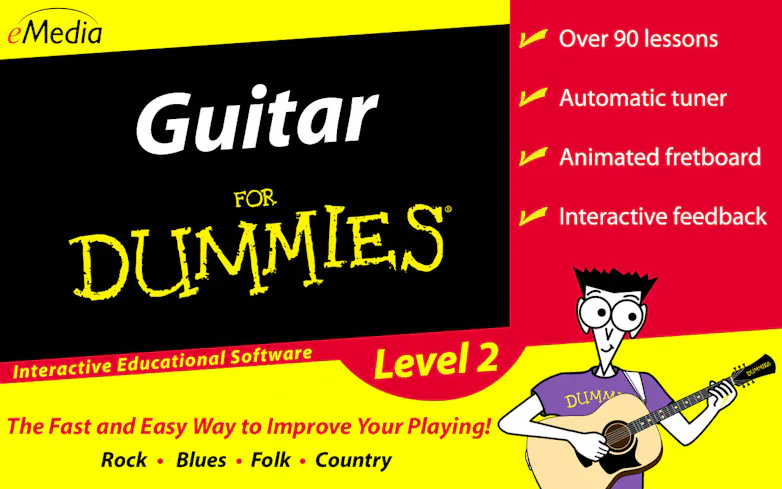 Guitar For Dummies Level 2 - Interactive Educational Software -  MAC version