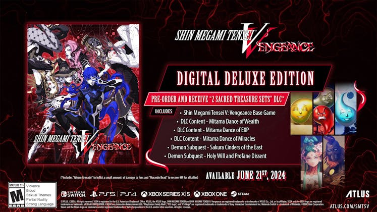 Shin Megami Tensei V: Vengeance' Announced for PC, Consoles for