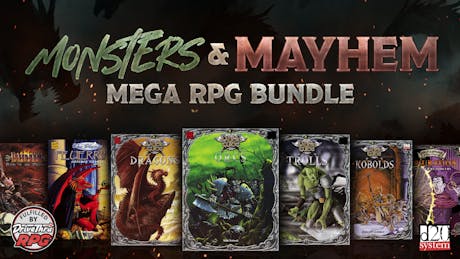 Product cover for Monsters & Mayhem-Mega RPG Bundle