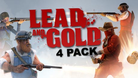 Product cover for Lead and Gold: Gangs of the Wild West - 4 Pack