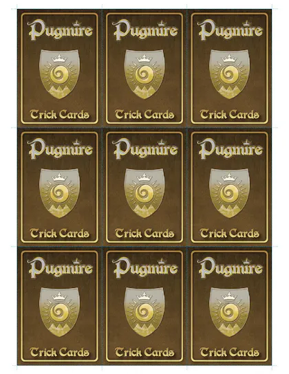 Pugmire Card Set One (Trick, Condition, and Initiative Cards)