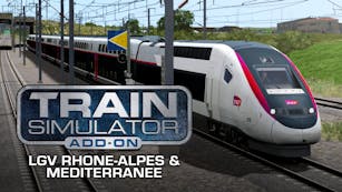 Product cover for Train Simulator: LGV Rhône-Alpes & Méditerranée Route Extension Add-On - DLC