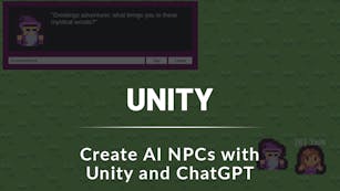 Create AI NPCs with Unity and ChatGPT