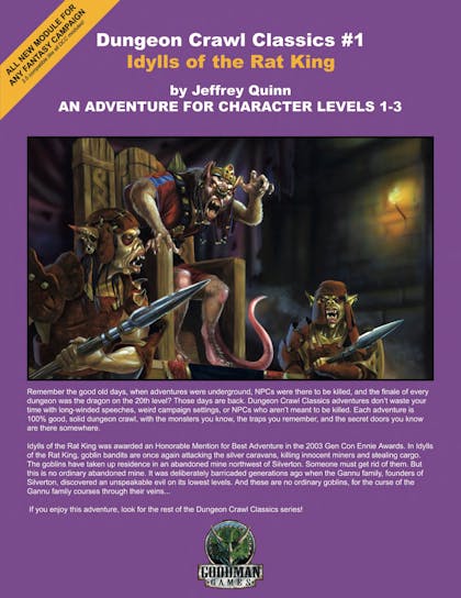 Dungeon Crawl Classics #1: Idylls of the Rat King