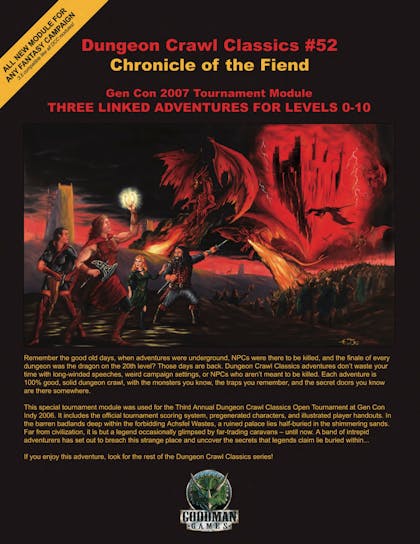 Dungeon Crawl Classics #52: Chronicle of the Fiend