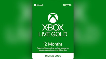 Microsoft Xbox Live Gold 12 Month Membership (UK)