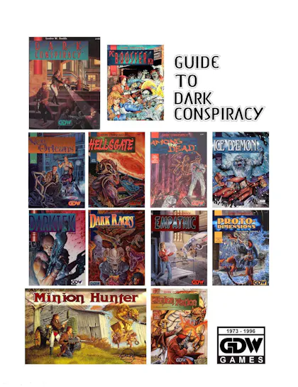 Guide to Dark Conspiracy (1st edition)