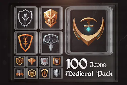 100 Icons Medieval