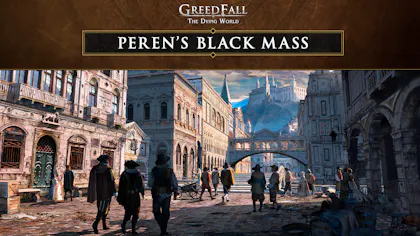 Product cover for GreedFall: The Dying World - Peren's Black Mass Pack - DLC