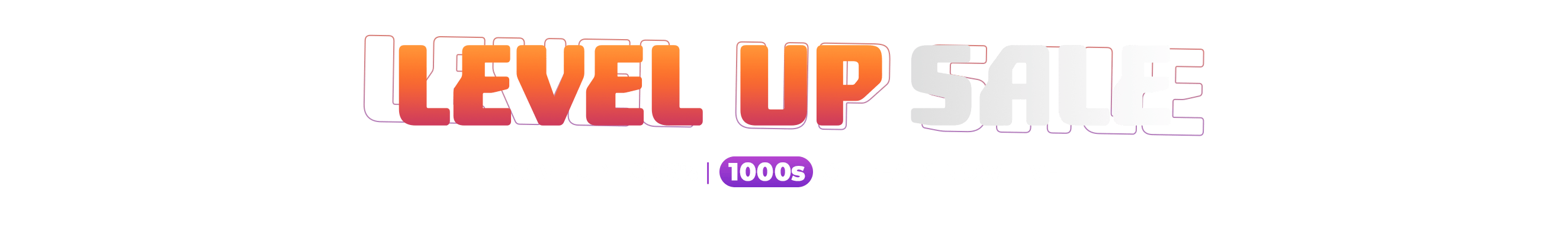 Level Up Sale Home Page