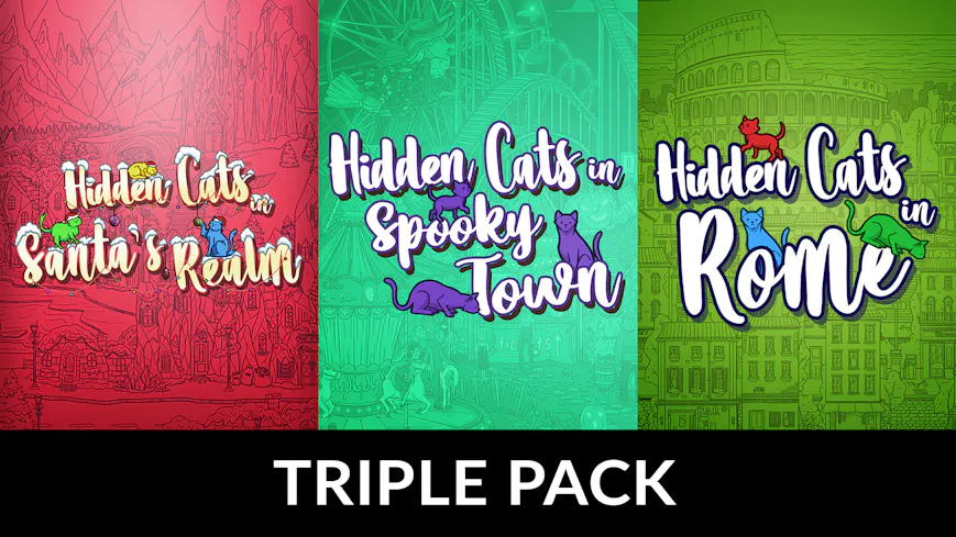 Product cover for Hidden Cats Triple Pack 2