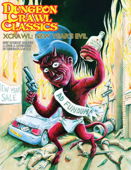 Dungeon Crawl Classics Xcrawl New Years Evil 2017 Holiday Module (DCC RPG)