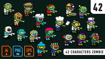 42 Characters Zombie