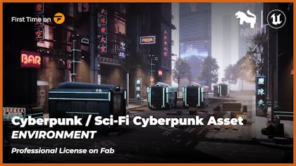 CyberPunk / Sci-Fi Environment Cyberpunk Asset Set (Unreal Engine)