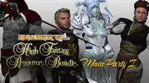 Product cover for RPG Maker VX Ace: High Fantasy Main Party Pack 1
