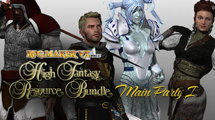 Product cover for RPG Maker VX Ace: High Fantasy Main Party Pack 1