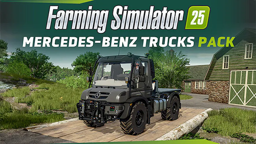 Product cover for Farming Simulator 25: Mercedes-Benz Trucks Pack