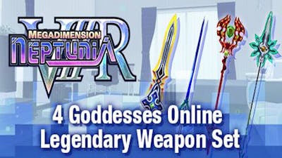 Megadimension Neptunia VIIR - 4 Goddesses Online Legendary Weapon Set