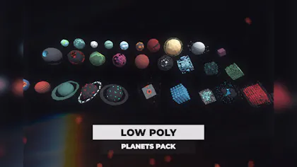 Low Poly Planets Pack