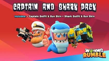 Product cover for Worms Rumble - Captain & Shark Double Pack - DLC