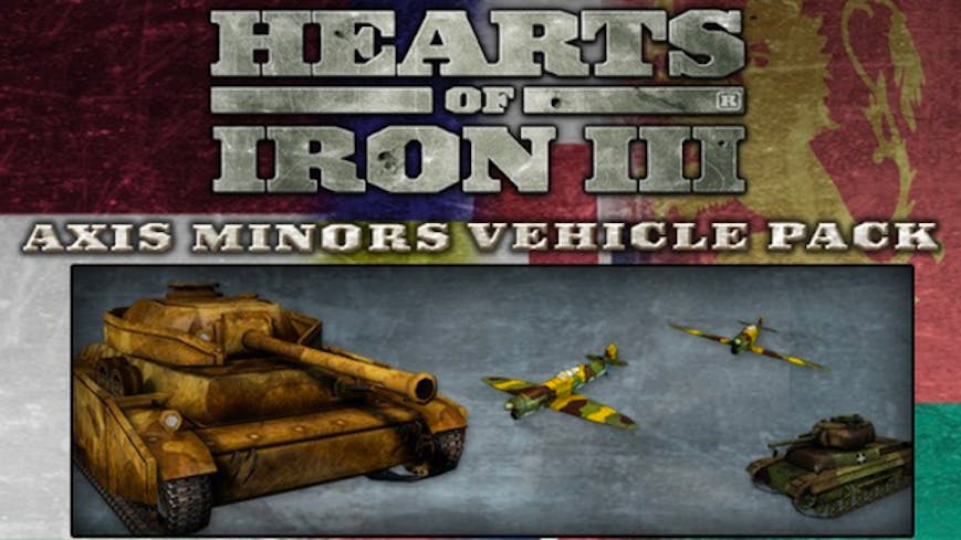 Product cover for Hearts of Iron III: Axis Minor Vehicle Pack