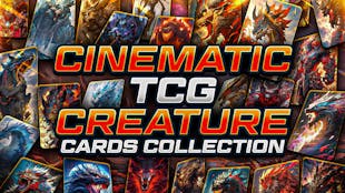 Cinematic TCG Creature Cards Collection - 200+ Creatures
