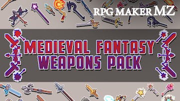 RPG Maker MZ - Medieval Fantasy Weapons Pack