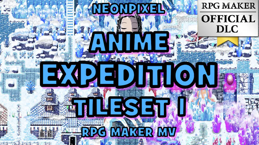 Product cover for RPG Maker MV - NEONPIXEL - Anime Expedition Tileset I