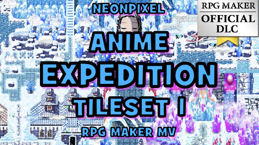 Product cover for RPG Maker MV - NEONPIXEL - Anime Expedition Tileset I
