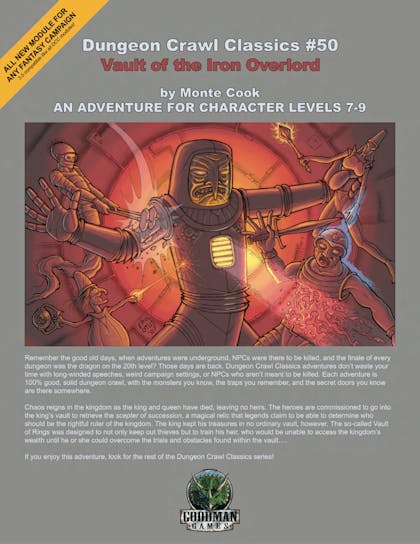 Dungeon Crawl Classics #50: Vault of the Iron Overlord
