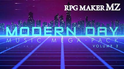 Product cover for RPG Maker MZ - Modern Day Music Mega-Pack Vol 03 - DLC