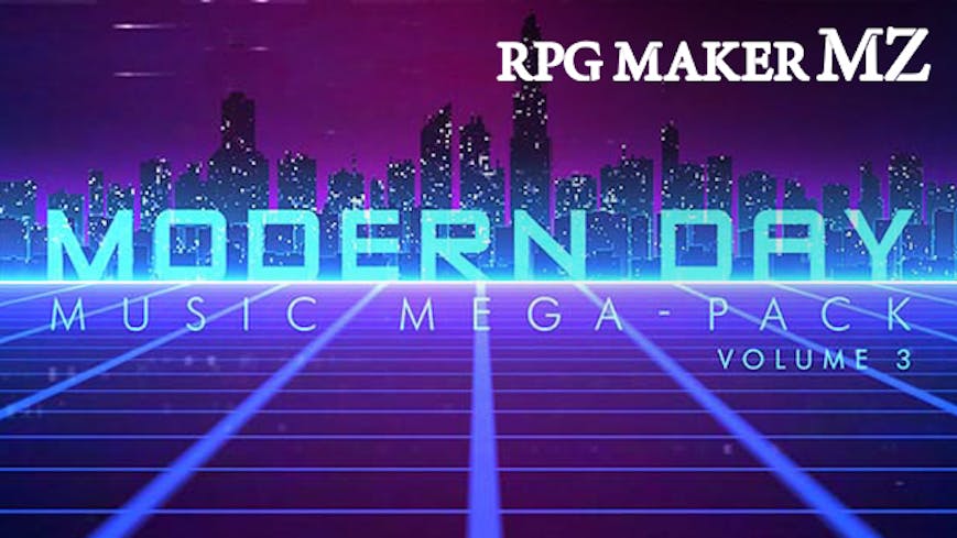 Product cover for RPG Maker MZ - Modern Day Music Mega-Pack Vol 03