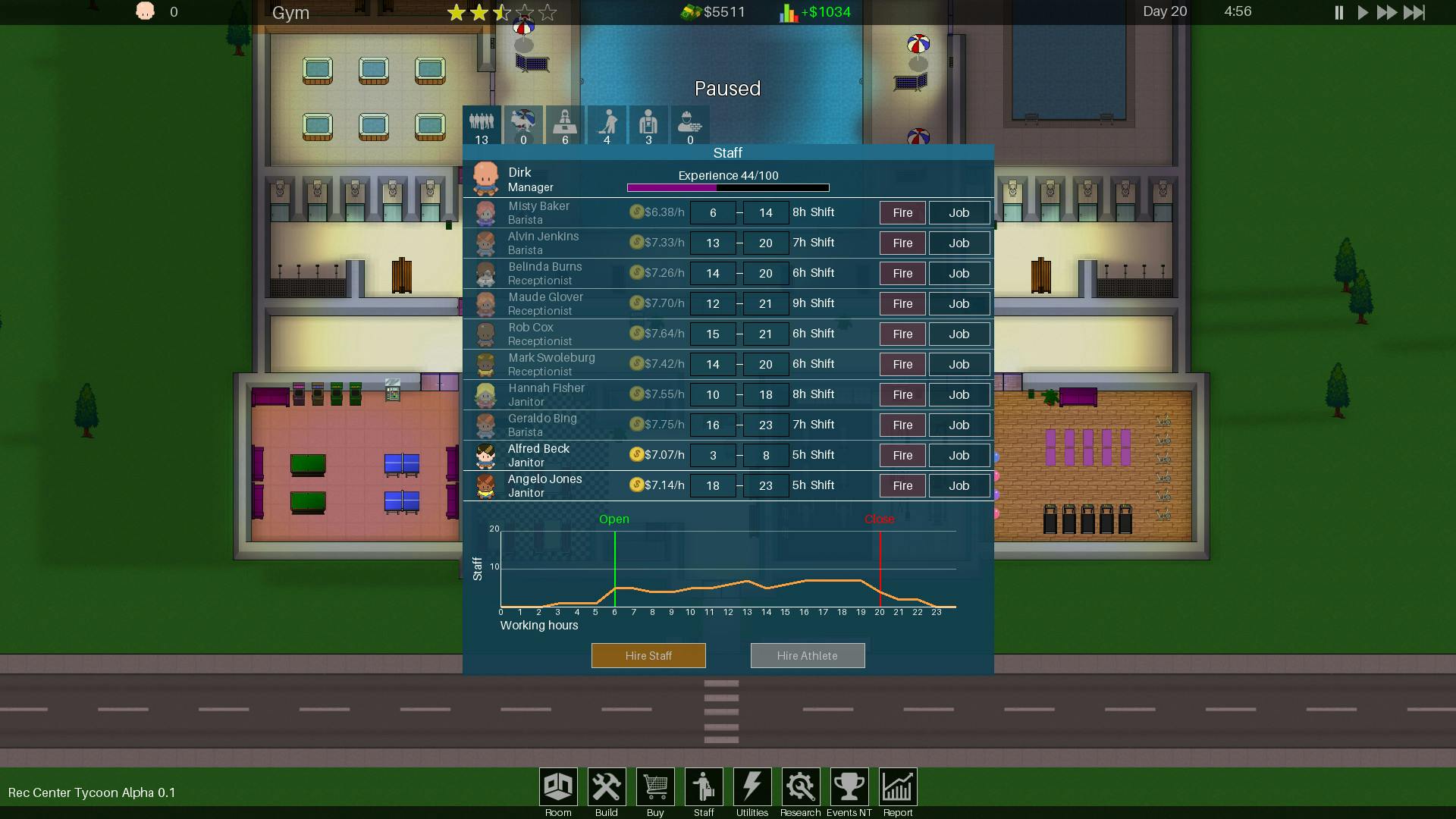 Rec Center Game Rec Center Tycoon | PC Steam Game | Fanatical
