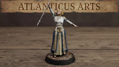 Human Female Cleric - Angelica Silverveil