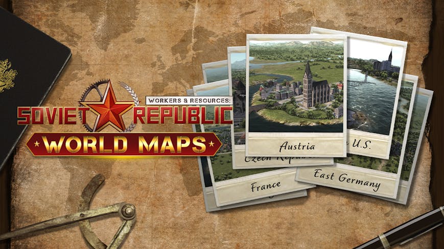 Workers & Resources: Soviet Republic - World Maps