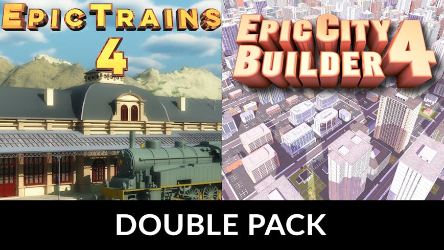 Product cover for Epic City 4 & Epic Trains 4 Double Pack