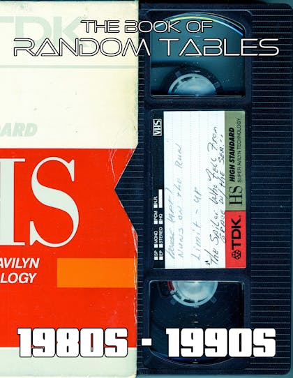 The Book of Random Tables: 80s-90s