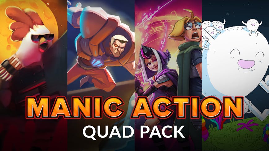 Product cover for Manic Action Quad Pack