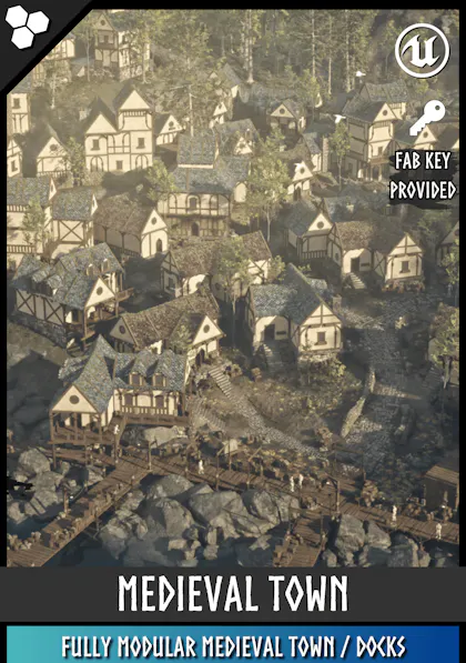 Modular Medieval Town / Docks