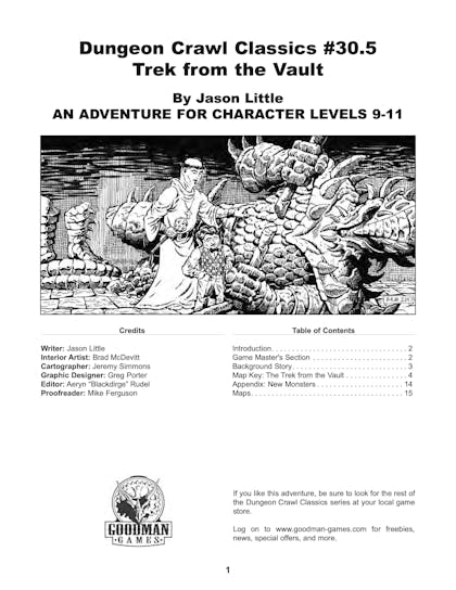 Dungeon Crawl Classics #30.5: Trek From The Vault