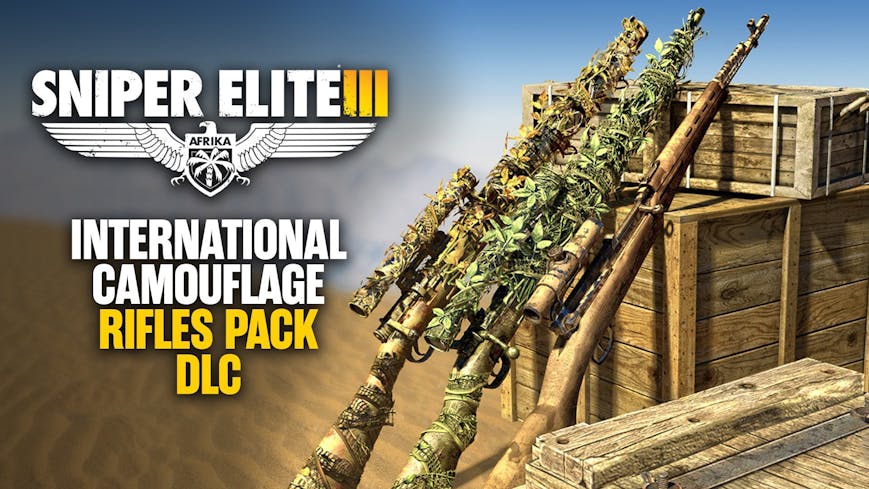 Product cover for Sniper Elite 3 - International Camouflage Rifles Pack DLC