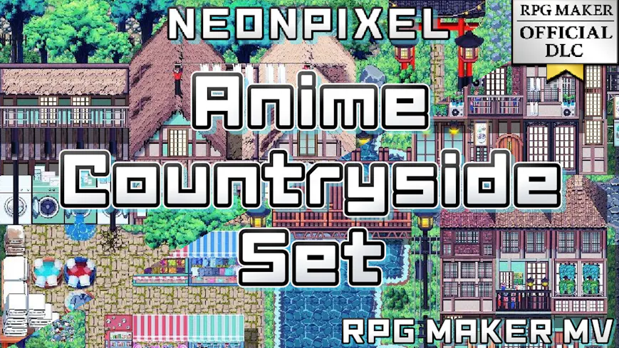 Product cover for RPG Maker MV - NEONPIXEL - Anime Countryside Set
