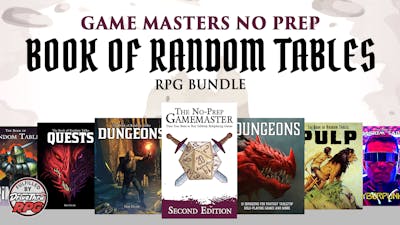Game Masters No Prep Book of Random Tables RPG Bundle