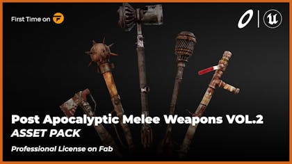 Post Apocalyptic Melee Weapons VOL.2 (Unreal Engine)