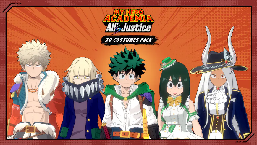 Product cover for MY HERO ACADEMIA: All’s Justice - 20 Costumes Pack