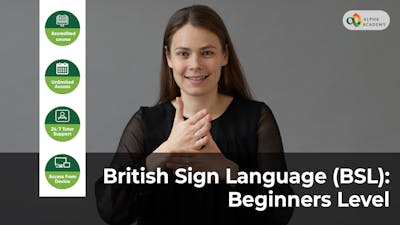 British Sign language (BSL): Beginners Level